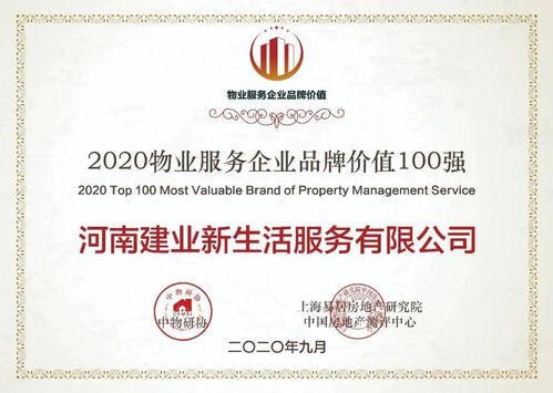 建業(yè)新生活榮獲中國物業(yè)管理協(xié)會五大服務(wù)獎項(xiàng)，引領(lǐng)行業(yè)卓越管理新標(biāo)桿